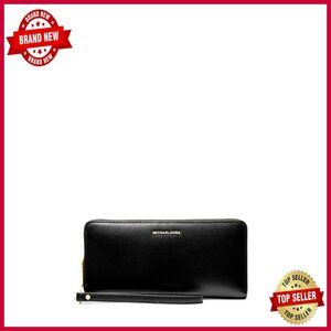 Leather Crossbody Wristlet with Zipper Closure, 8.25x4 Inches, 10L Capacity